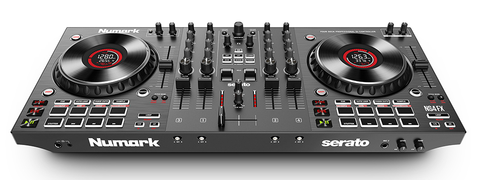 Se Numark NS4FX DJ Controller hos Allround Musik
